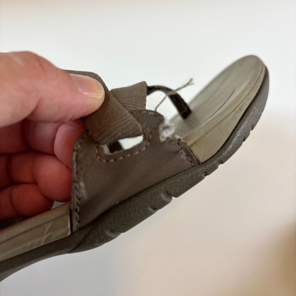 Teva Voya Infinity Brown Sandals Women's 8 Adjustable Strappy Slides READ - Picture 7 of 8